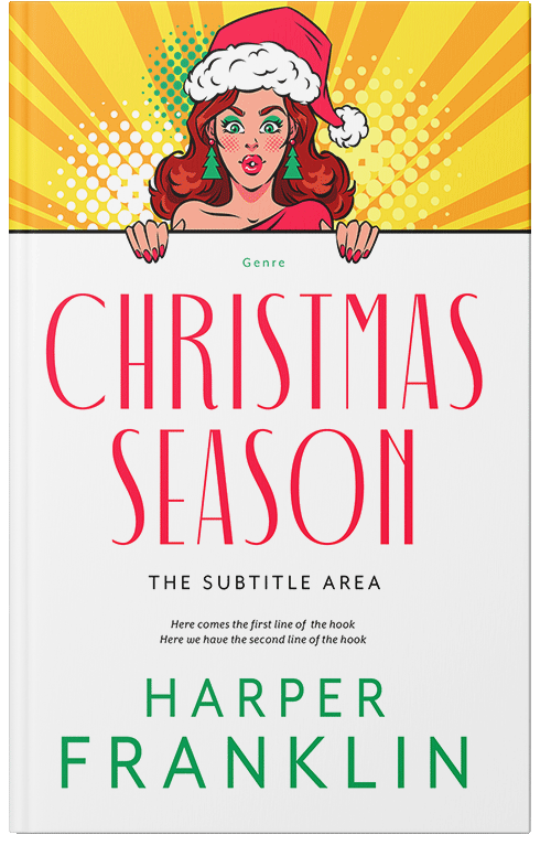 Front view of Premade Erotica Book Cover - Green Pea