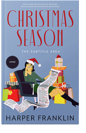 Pre Made Book Cover Polo Blue