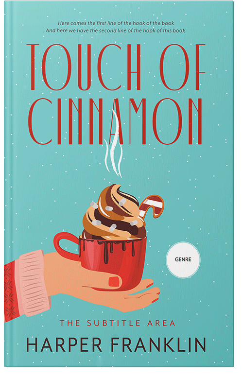 Front view of Premade Romance Book Cover - Downy