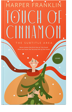 Pre Made Book Cover Pomegranate