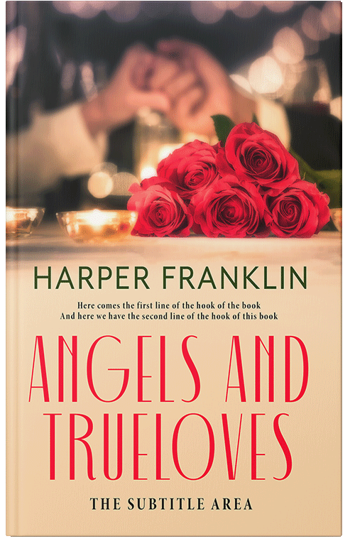 Front view of Premade Romance Book Cover - Cocoa Brown