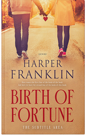 Premade Book Cover Harvest Gold