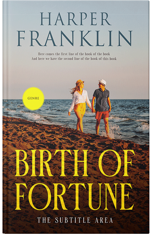 Front view of Premade Romance Book Cover - Eclipse