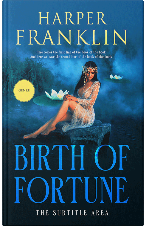 Front view of Premade Fantasy Book Cover - Tiber