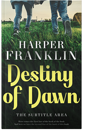 Pre Made Book Cover Primrose