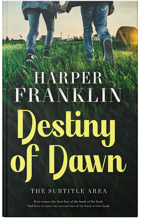 Front view of Premade Romance Book Cover - Primrose