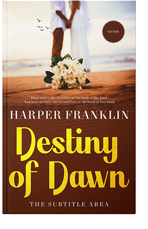 Pre Made Book Cover Double Colonial White