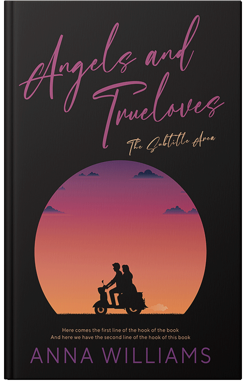 Front view of Premade Romance Book Cover - Gondola