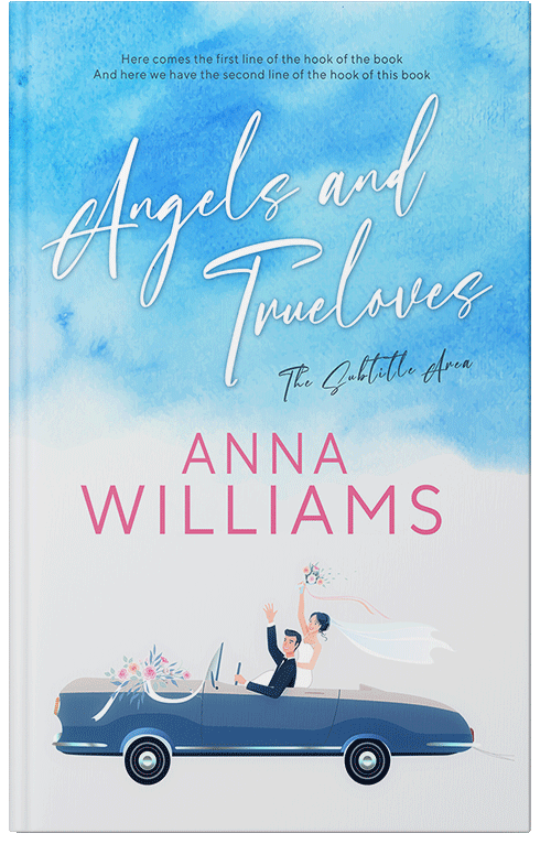 Front view of Premade Romance Book Cover - Catskill White