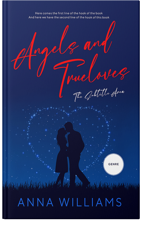 Front view of Premade Romance Book Cover - Gulf Blue