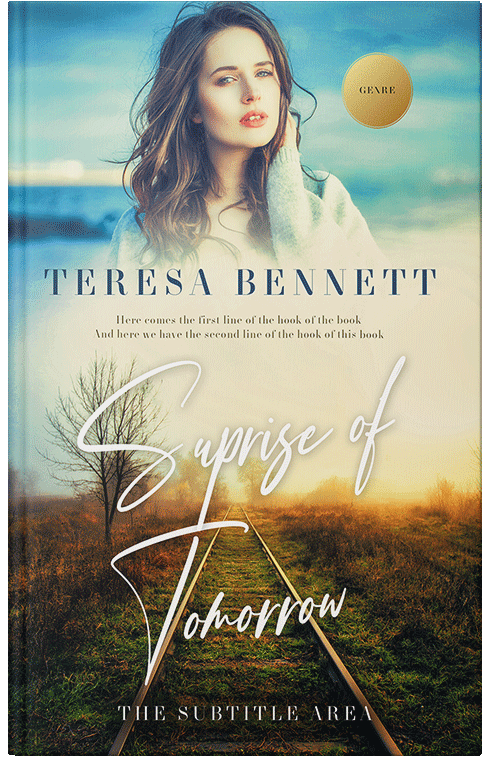 Front view of Premade Romance Book Cover - Outer Space