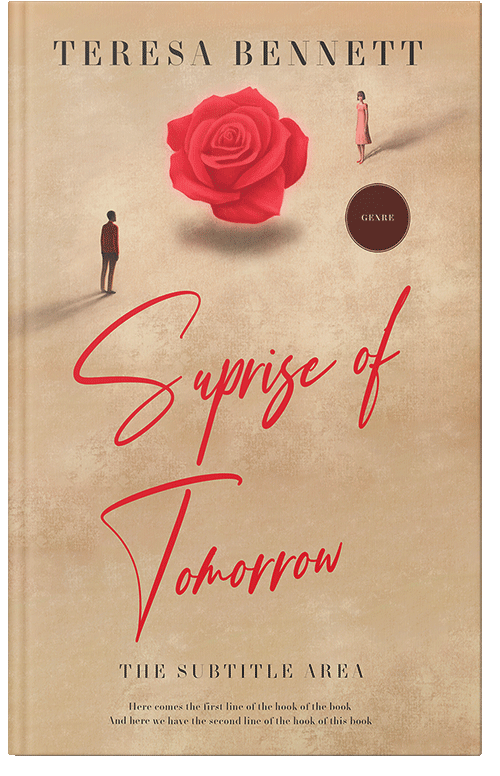 Front view of Premade Romance Book Cover - Brandy