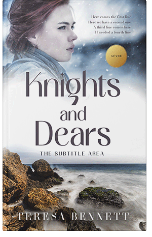 Premade Book Cover Silver Sand