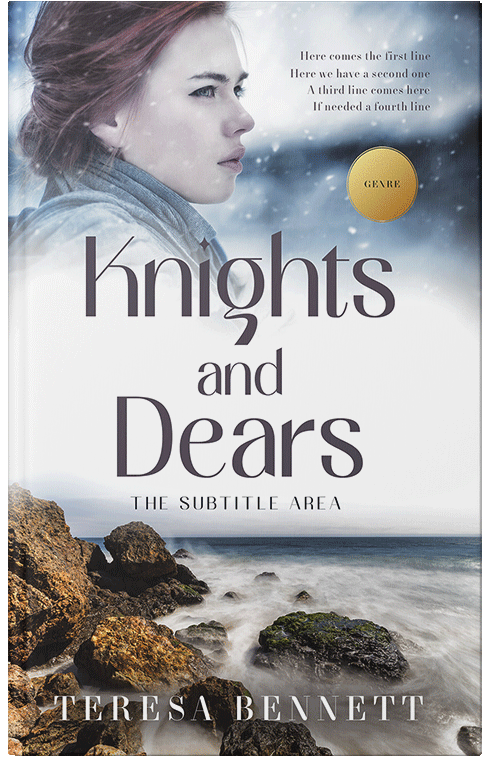 Front view of Premade Romance Book Cover - Silver Sand