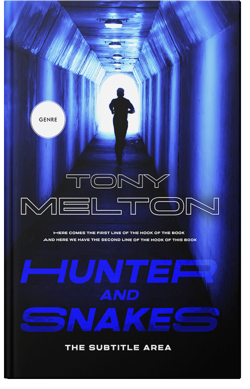 Front view of Premade Mystery & Thriller & Suspense Book Cover - Ebony