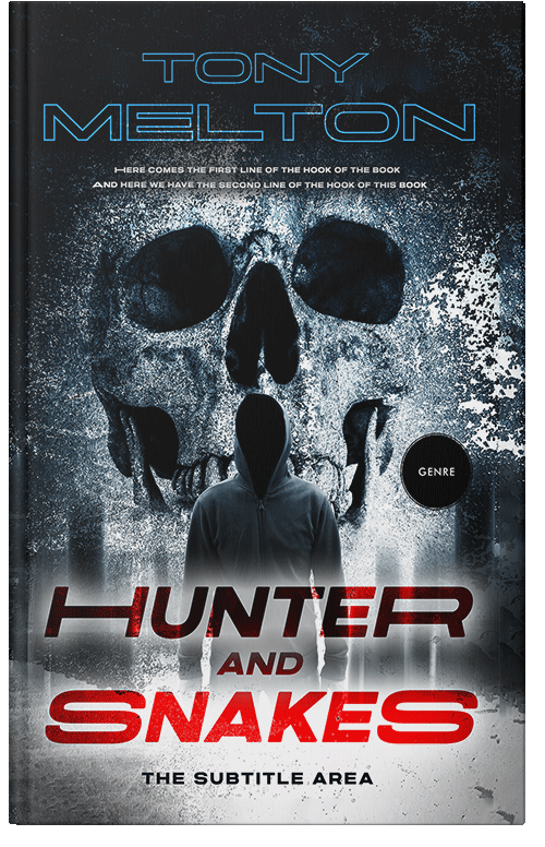 Front view of Premade Action & Adventure Book Cover - Cold Turkey