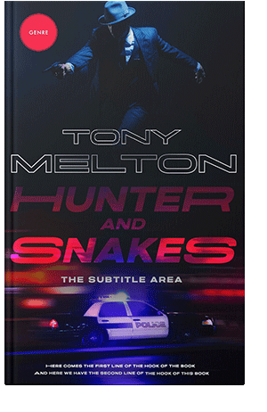 Pre Made Book Cover Ebony