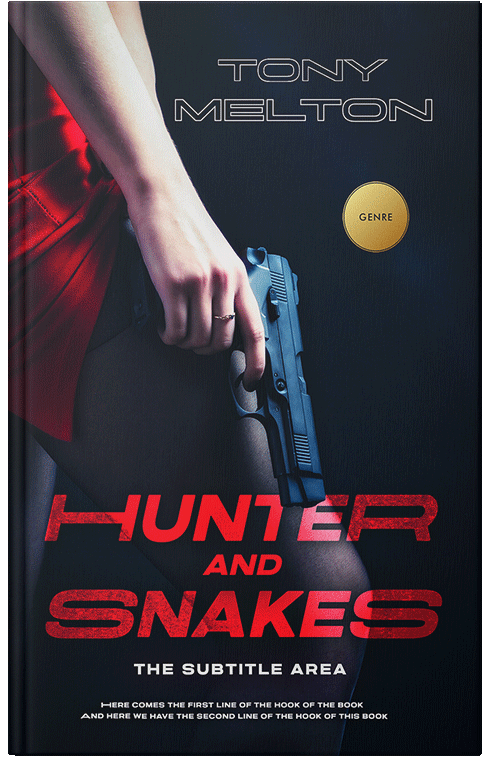 Front view of Premade Mystery & Thriller & Suspense Book Cover - Vulcan