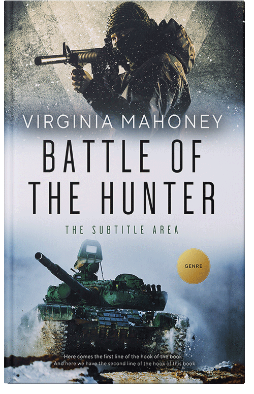 Front view of Premade Mystery & Thriller & Suspense Book Cover - Iron