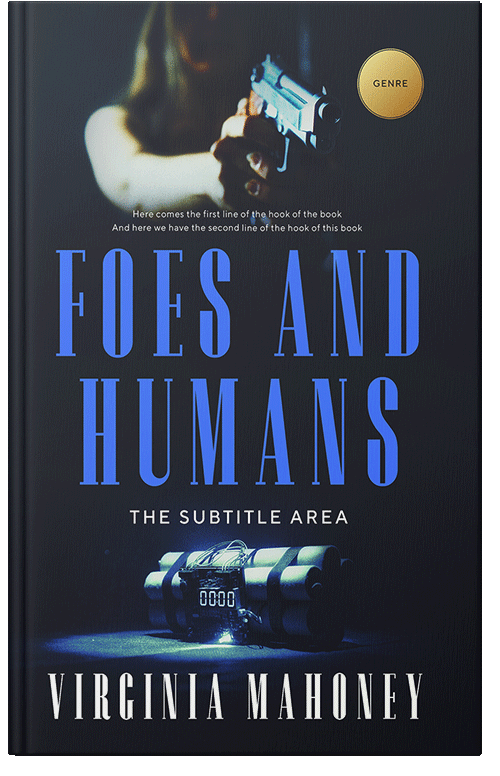 Front view of Premade Mystery & Thriller & Suspense Book Cover - Mirage