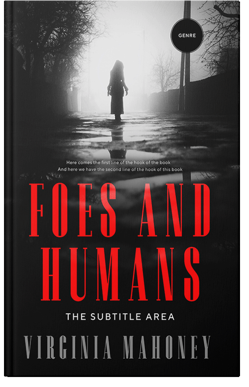 Front view of Premade Mystery & Thriller & Suspense Book Cover - Cod Gray