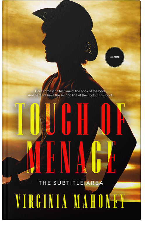 Front view of Premade Romance Book Cover - Crowshead