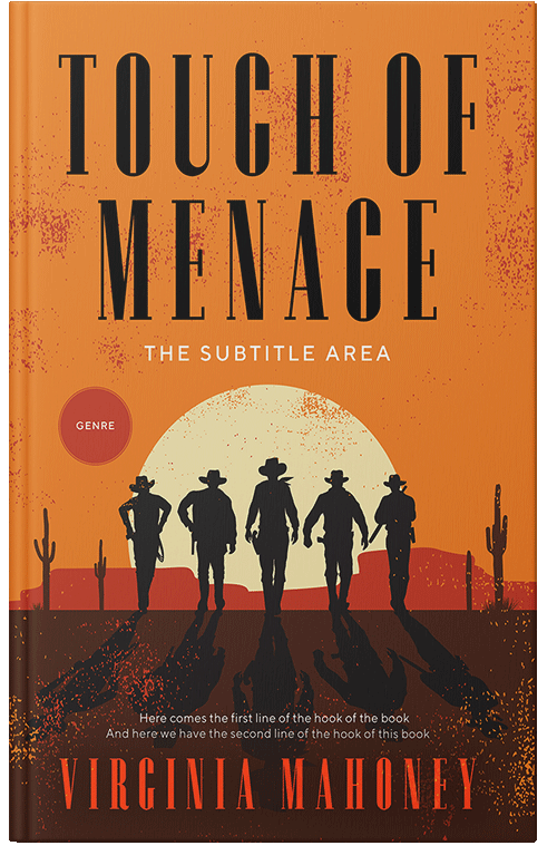 Front view of Premade Action & Adventure Book Cover - Zest