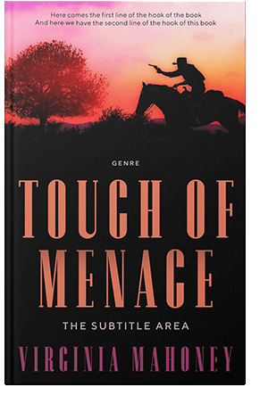 Pre Made Book Cover Sea Pink