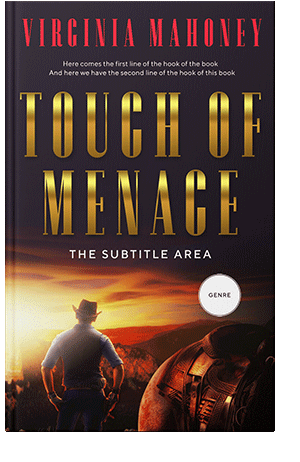 Pre Made Book Cover Raw Sienna