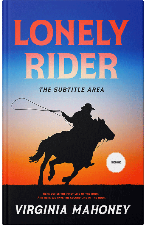 Front view of Premade Action & Adventure Book Cover - Tonys Pink