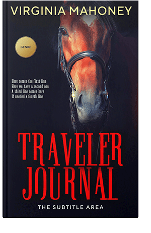 Pre Made Book Cover Flame Pea