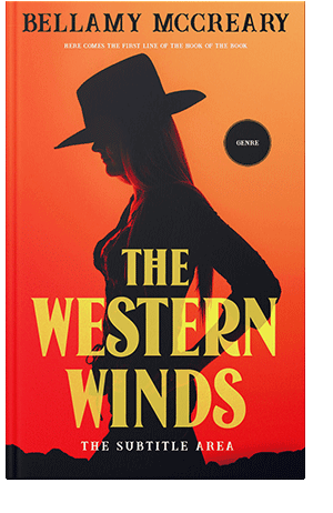 Pre Made Book Cover Flamingo