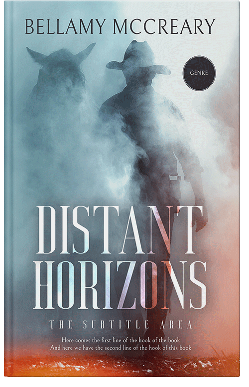 Front view of Premade Action & Adventure Book Cover - Regent Gray