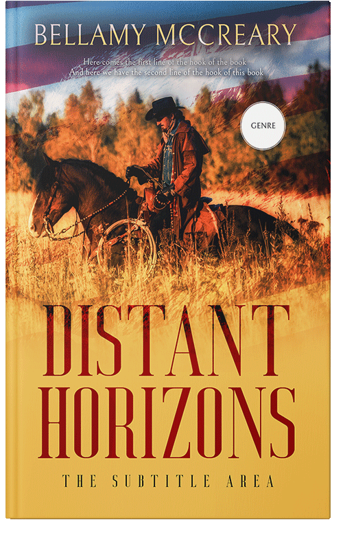 Front view of Premade Action & Adventure Book Cover - Ronchi