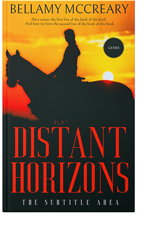 Pre Made Book Cover Sun