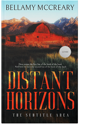 Pre Made Book Cover Cocoa Brown