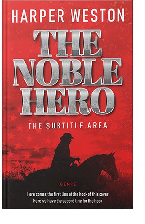 Pre Made Book Cover Persian Red