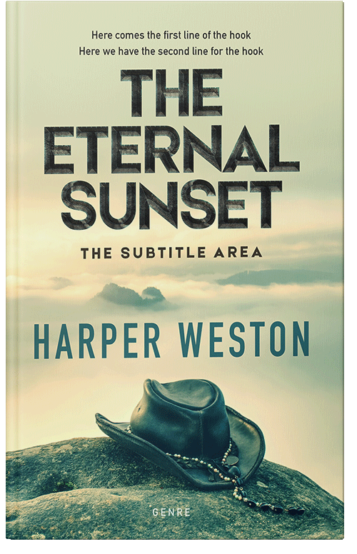 Front view of Premade Action & Adventure Book Cover - Plantation