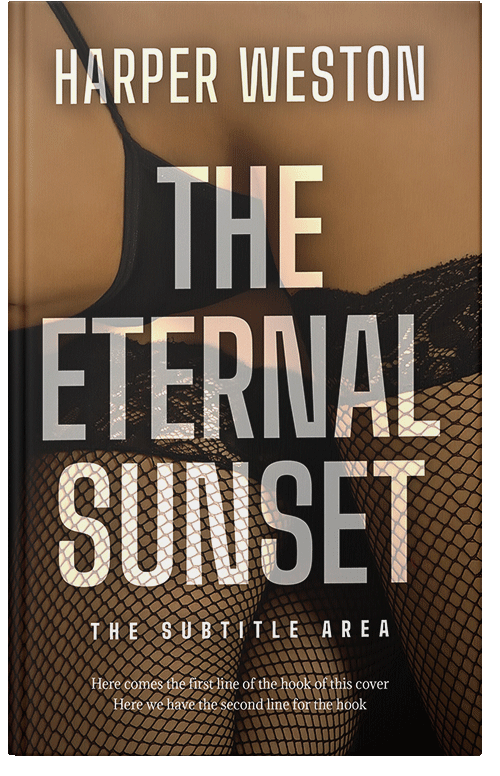 Front view of Premade Erotica Book Cover - Black Marlin