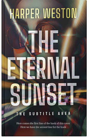 Premade Book Cover Soft Amber