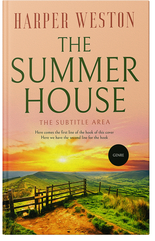 Front view of Premade Literary Fiction Book Cover - Tacao