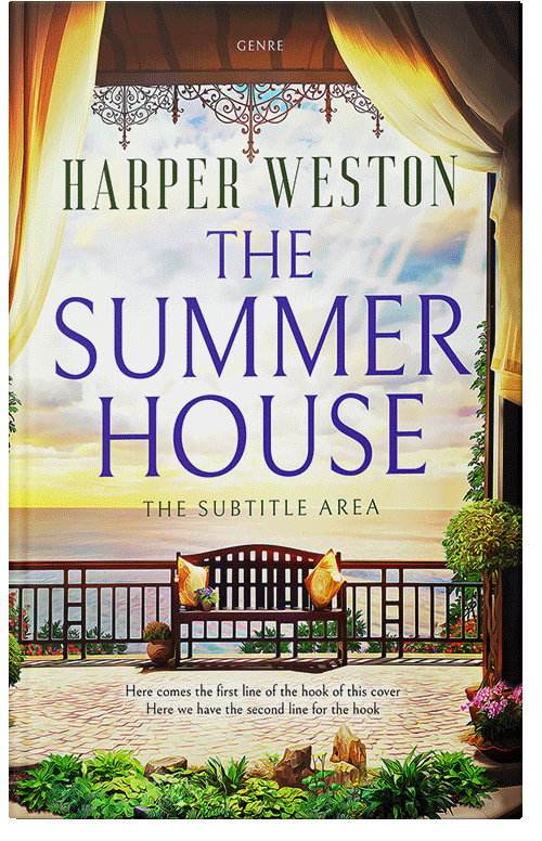 Front view of Premade Romance Book Cover - Thunder