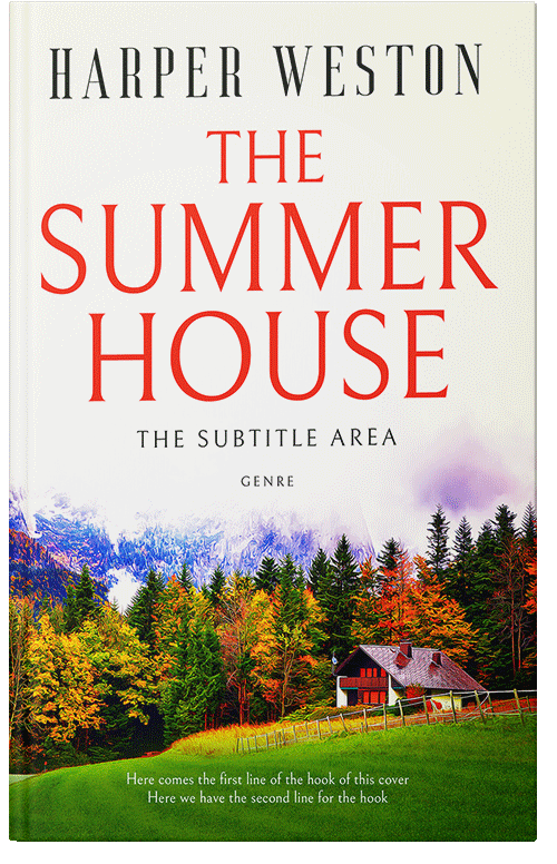 Front view of Premade Literary Fiction Book Cover - Pampas