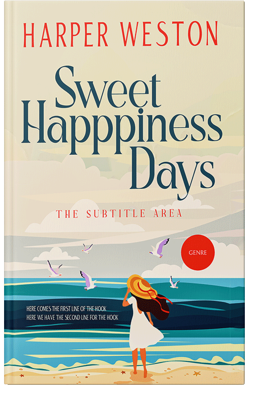 Front view of Premade Romance Book Cover - Elm