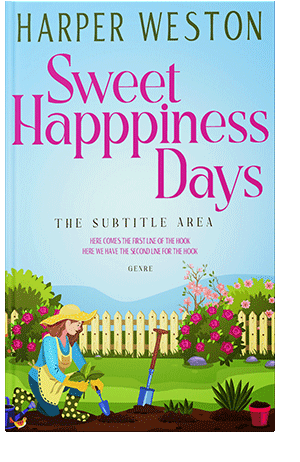 Pre Made Book Cover Mint Tulip