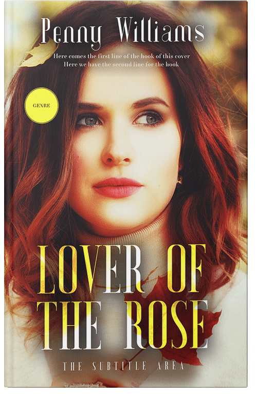 Front view of Premade Romance Book Cover - Old Copper