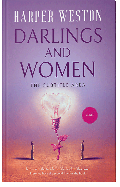 Front view of Premade Romance Book Cover - Bouquet