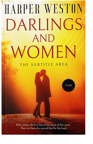 Pre Made Book Cover Candlelight