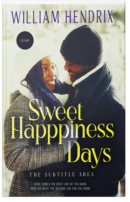 Front view of Premade Romance Book Cover - Beryl Green