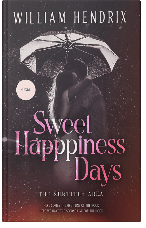 Front view of Premade Romance Book Cover - Woody Brown